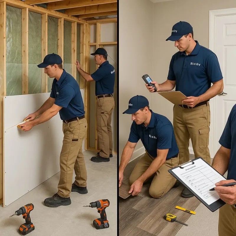 Repairs and Reconstruction process in Makawao, HI